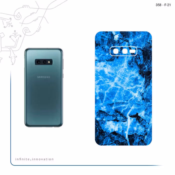 برچسب پوششی ماهوت مدل Blue Marble مناسب برای گوشی موبایل سامسونگ Galaxy S10e