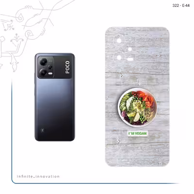برچسب پوششی ماهوت مدل Im_vegan مناسب برای گوشی موبایل شیائومی Poco X5