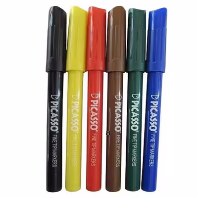 ماژیک رنگ آمیزی 6رنگ پیکاسو مدل آرت