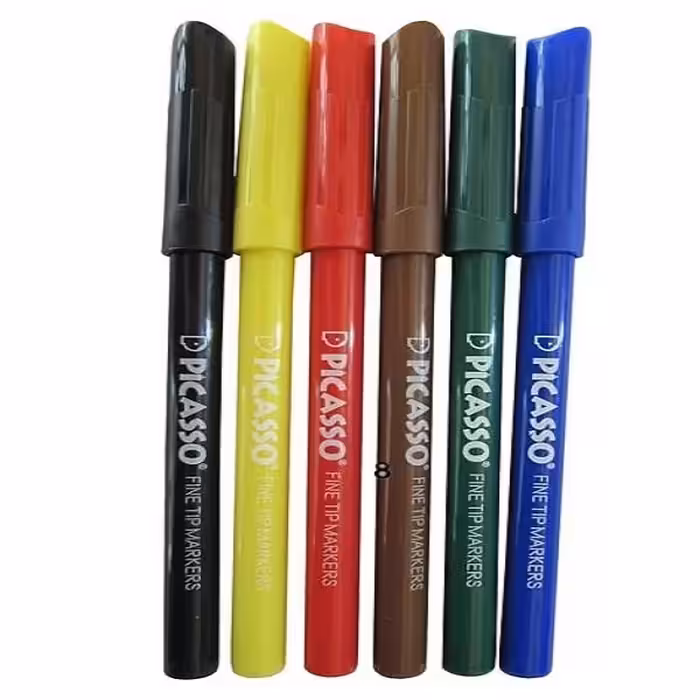 ماژیک رنگ آمیزی 6رنگ پیکاسو مدل آرت