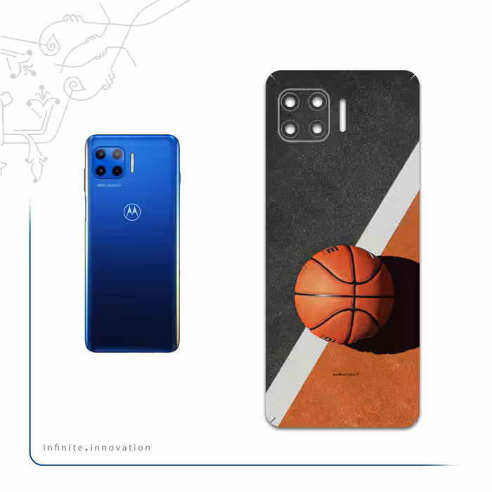 برچسب پوششی ماهوت مدل Basketball مناسب برای گوشی موبایل موتورولا Moto G 5G Plus