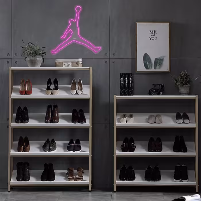 چراغ دیواری نئون دیزاین طرح Jordan_PN