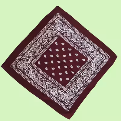 دستمال سر و گردن مدل باندانا بته جقه  01