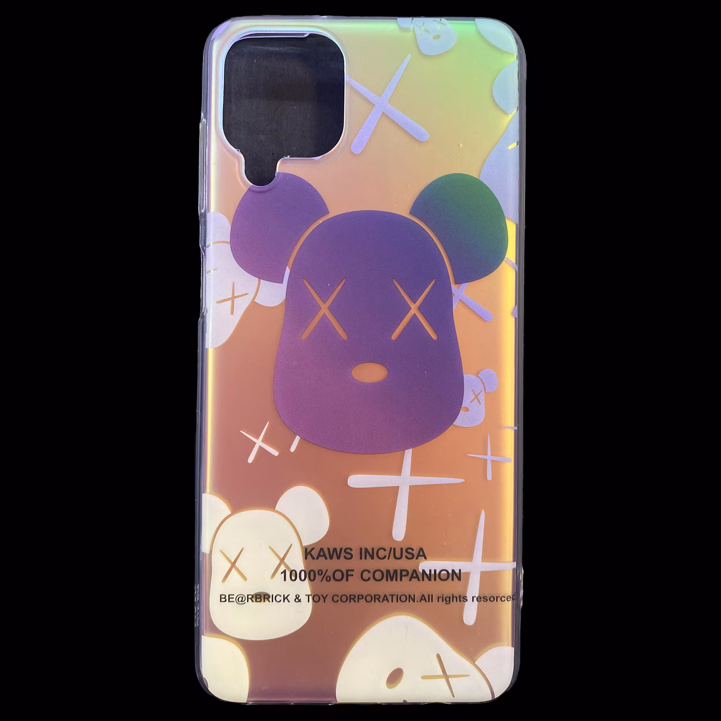 کاور مدل هولوگرامی مناسب برای گوشی موبایل سامسونگ Galaxy F12 / A12 / M12 / M62