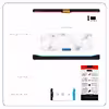 برچسب پوششی ماهوت مدل Blanco-Smoke-Marble مناسب برای تبلت مایکروسافت Surface Pro 3 2014
