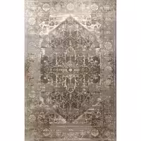 فرش  ماشینی 2متری ساوین زمینه نقره ای فرش اتاق خواب فرش آشپزخانه 