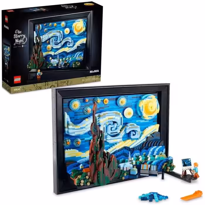 لگو Ideas نقاشی وینسنت ون گوگ شب ستاره دار Vincent van Gogh The Starry Night کد 21333