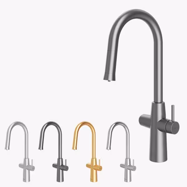 شیر ظرفشویی دوکاره شلنگدار دنیستر شودر