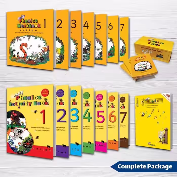 Jolly Phonics پکیج دوره کامل جولی فونیکس