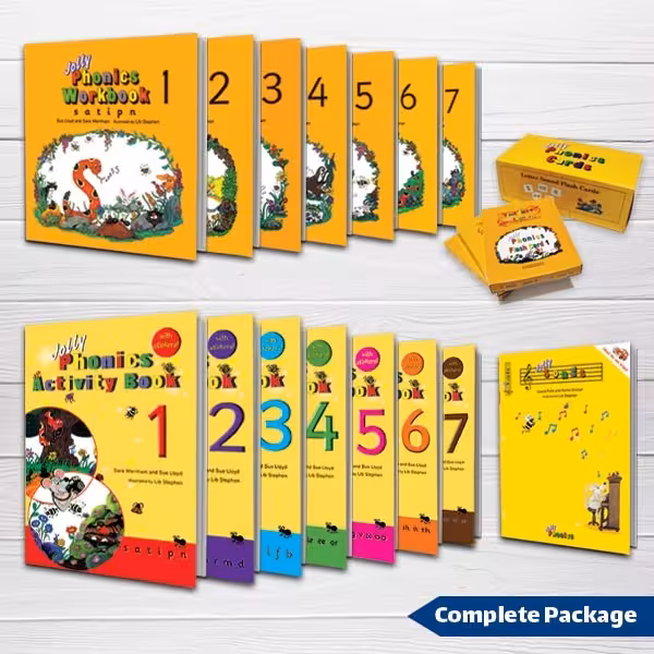 Jolly Phonics پکیج دوره کامل جولی فونیکس