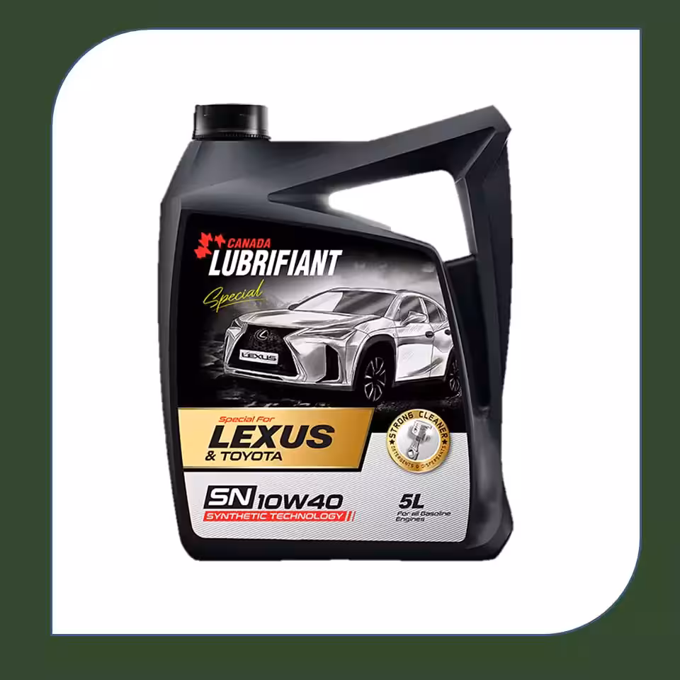 روغن موتور لوبریفینت کانادا SN 10W40 سنتتیک 5 لیتری پلاستیکی برای لکسوس و تویوتا