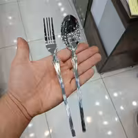 قاشق و چنگال غذاخوری 12 پارچه اس جی مدل 453m