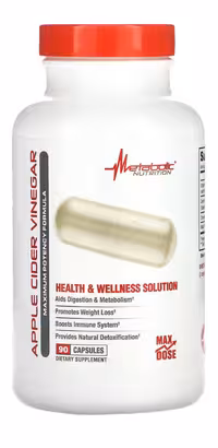 سرکه سیب، 90 کپسول متابولیک