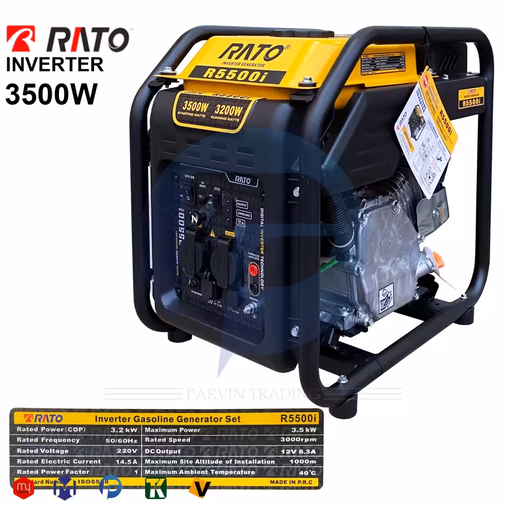 موتور برق اینورتر راتو 3.5 کیلووات مدل R5500i