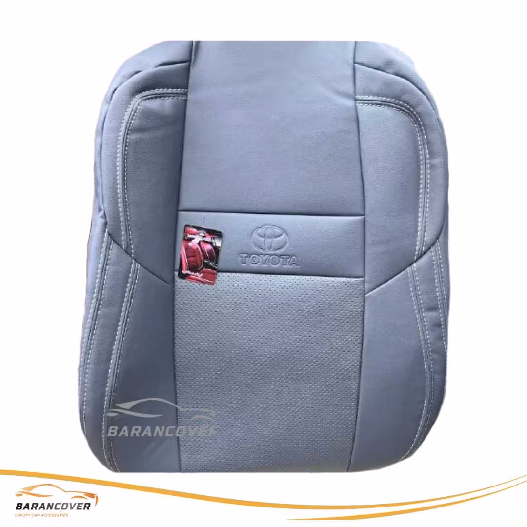 روکش صندلی تویوتا اریون 2012-2017 چرم رنگ طوسی