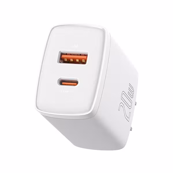 شارژر دیواری باسئوس مدل COMPACT-20W | کالا مکس