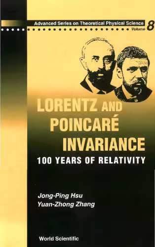 خرید و دانلود نسخه کامل کتاب Lorentz and Poincaré invariance: 100 years of relativity
