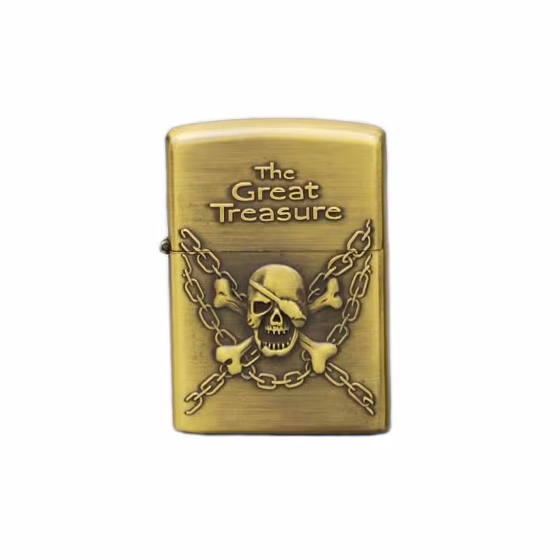 فندک طرح اسکلتی مدل The Great Treasure
