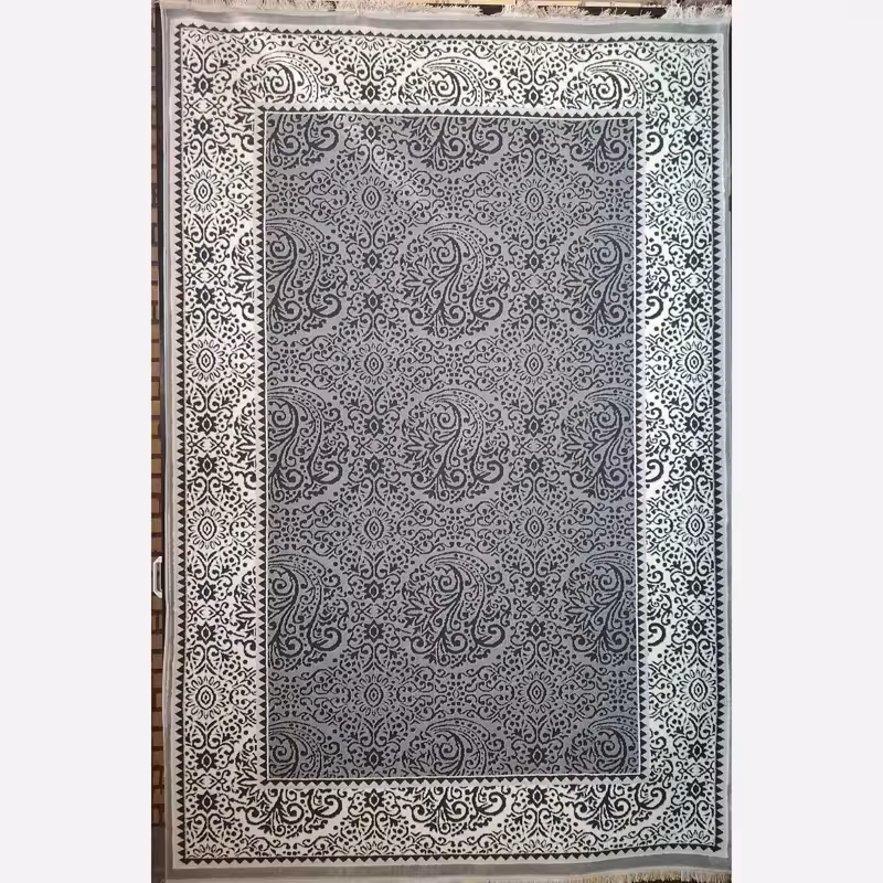 فرش فانتزی ماشینی کاشان4متری2،20در1،5 کد2046(باارسال رایگان)
