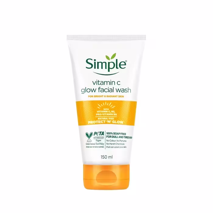 ژل شستشو ویتامین سی (Vitamin C Facial Wash) سیمپل_Simple