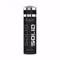 اسپری بدن مردانه ساپیل Sapil مدل Solid Black حجم 200 میل