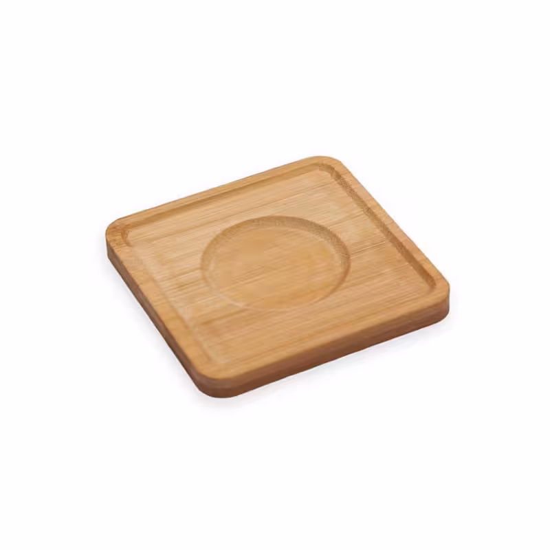 زیر لیوانی مدل بامبو مربع بسته شش عددی | کالا مکس