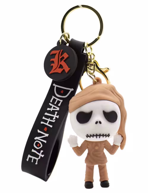 جاکلیدی سیلیکونی فانتزی طرح جک اسکلینگتون قهوه‌ای