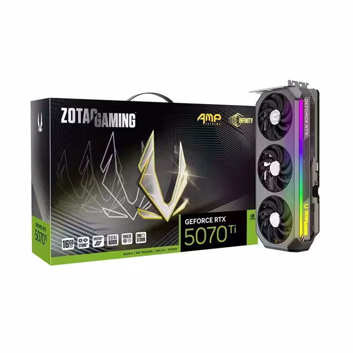 کارت گرافیک زوتک Gaming GeForce RTX 5070 TI AMP Extreme INFINITY 16GB
