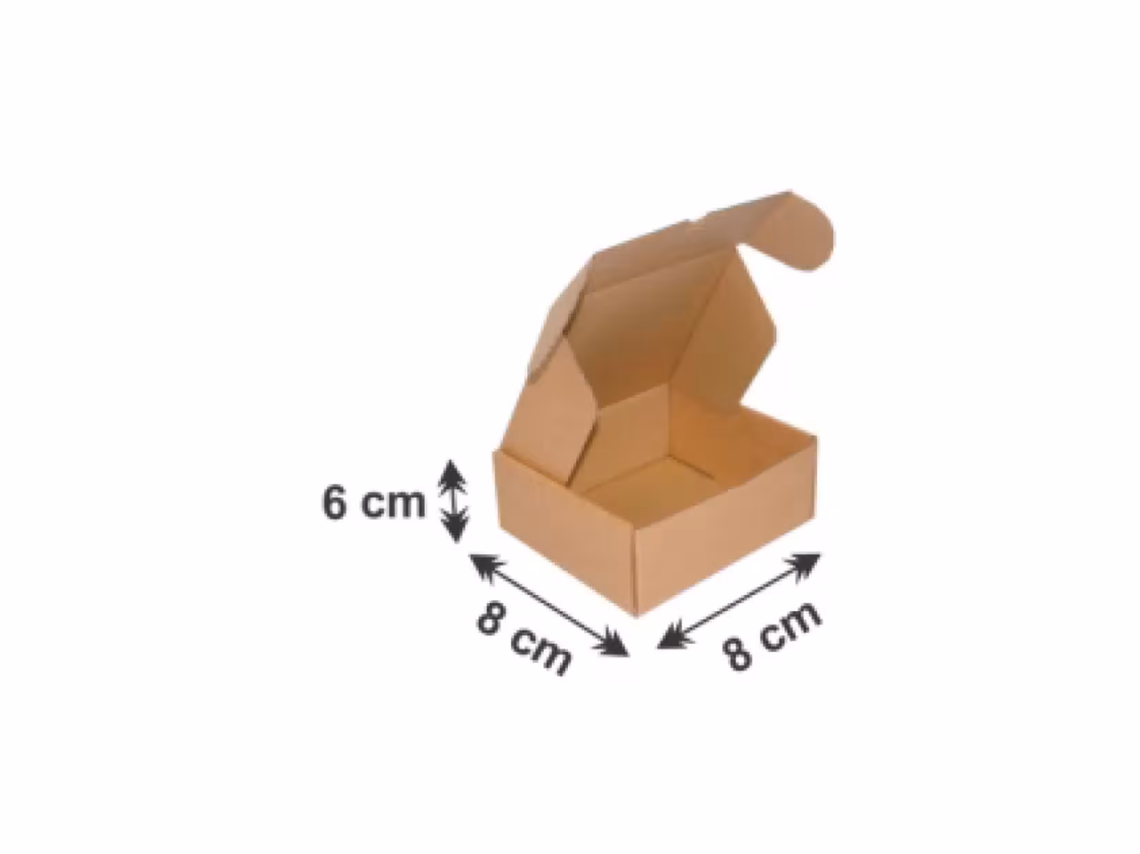 جعبه کرافت سه لایه 6*8*8 کد J10