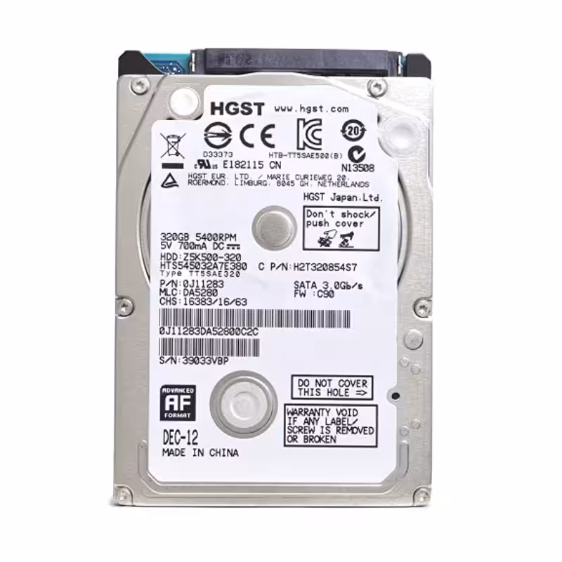 هارد دیسک لپ تاپ هیتاچی مدل Z7K320-320 ظرفیت 320 گیگابایت