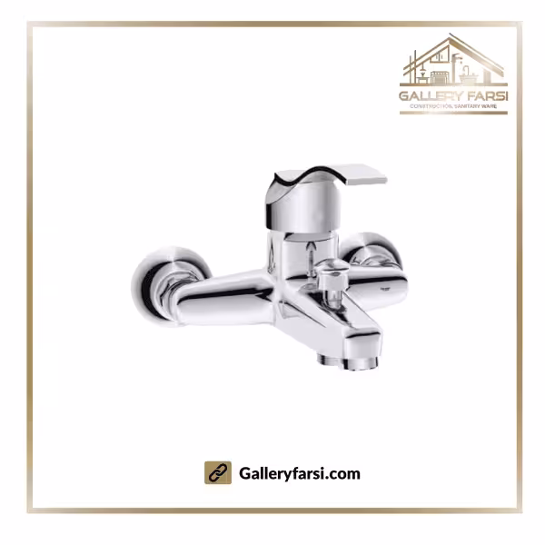 شیر حمام شودر مدل اپال کروم