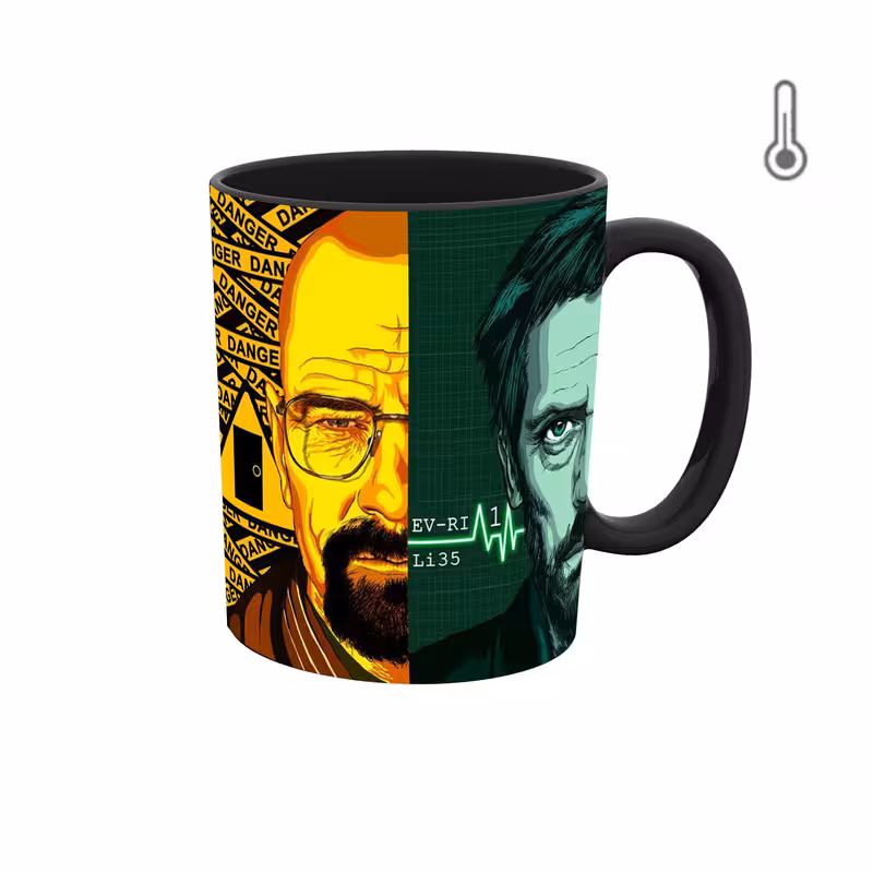 ماگ حرارتی  سریال برکینگ بد والتر و جسی