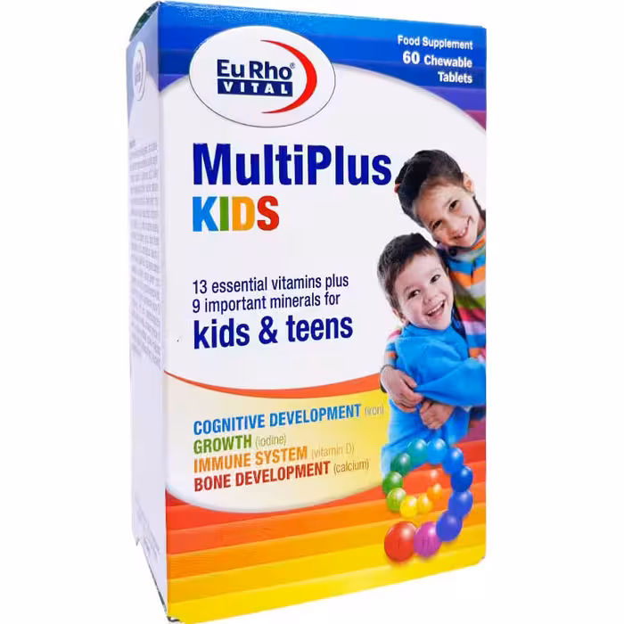 قرص جویدنی مولتی پلاس کیدز یوروویتال