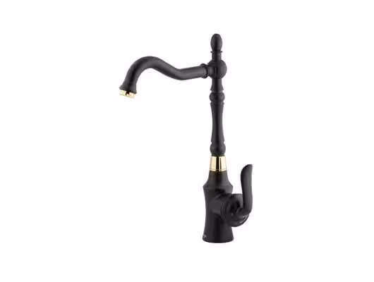 شیر آشپزخانه شودر مدل لوکا مشکی طلایی