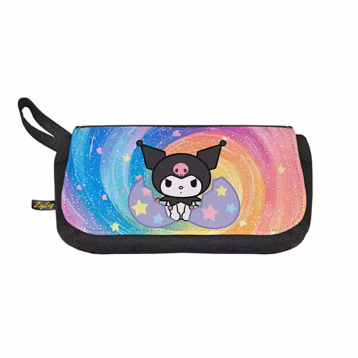 خرید و قیمت جامدادی زیگ زاگ طرح کرومی کد 6871