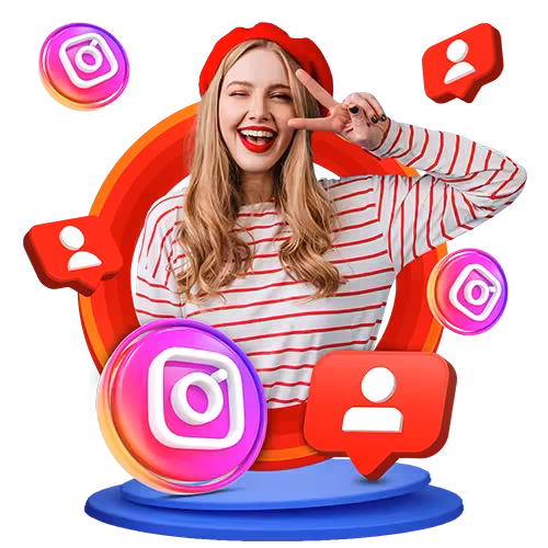 5000 هزار فالوور اینستاگرام Instagram follower 5k سرور خارجی با کیفیت همراه با جبران ریزش