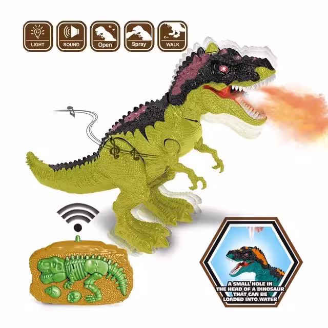 ربات دایناسور کنترلی حرکتی دودزا