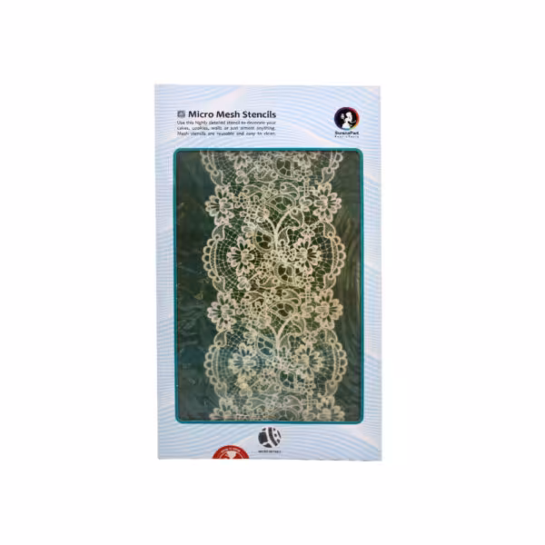 استنسیل حاشیه گل گیپور سورناپارت