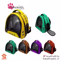 کیف حمل سگ و گربه مدل یک طرف طلق دنیل