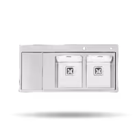 سینک توکار پرنیان استیل مدل PS1216