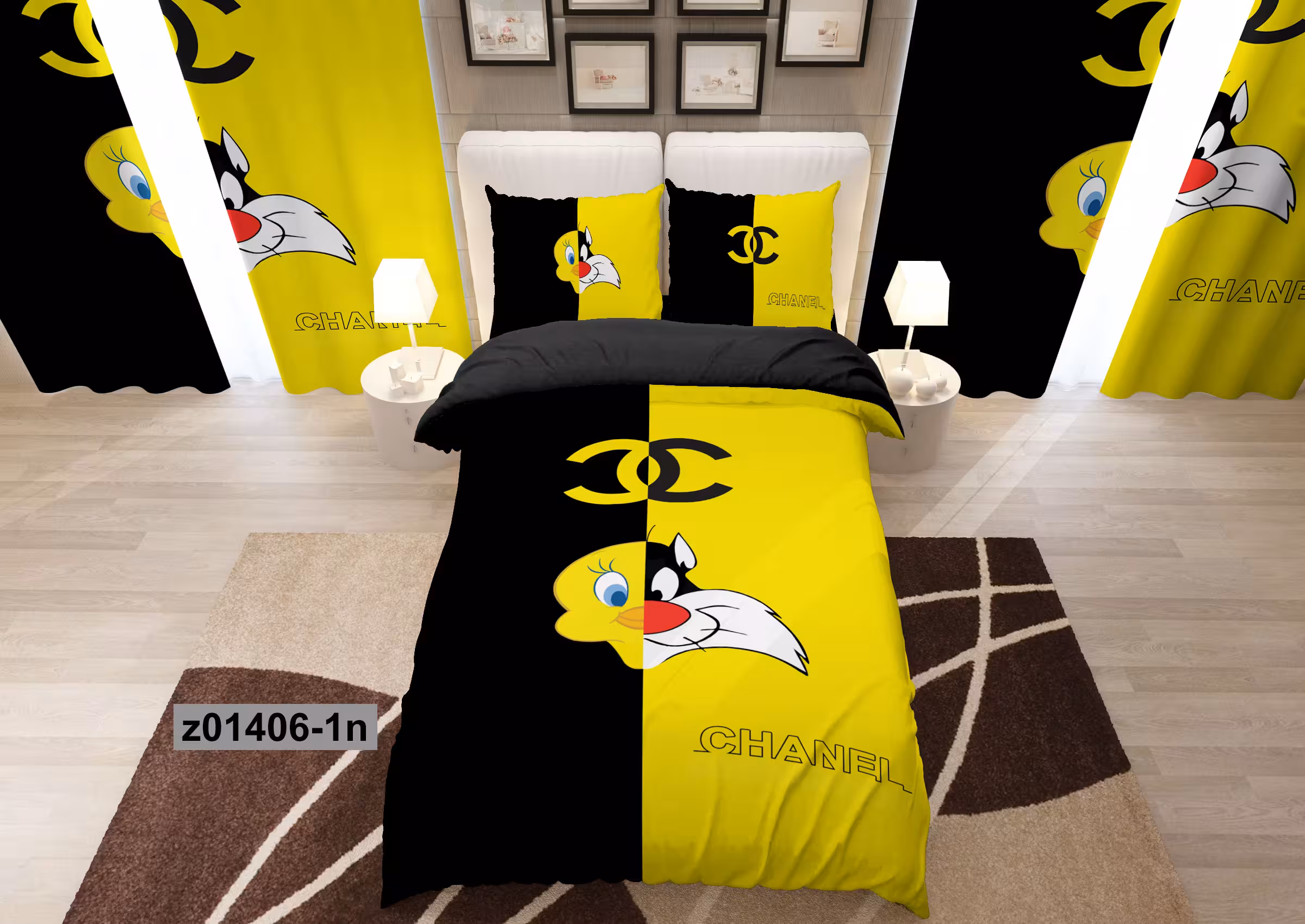 لحاف روتختی تنسل سه بعدی (3D) کالای خواب متین کد 1406