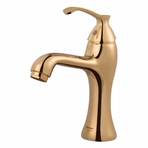 شیر روشویی ثابت شودر مدل کلاسیک طلایی