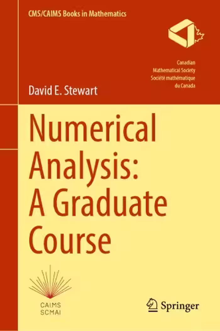 خرید و دانلود نسخه کامل کتاب Numerical Analysis: A Graduate Course