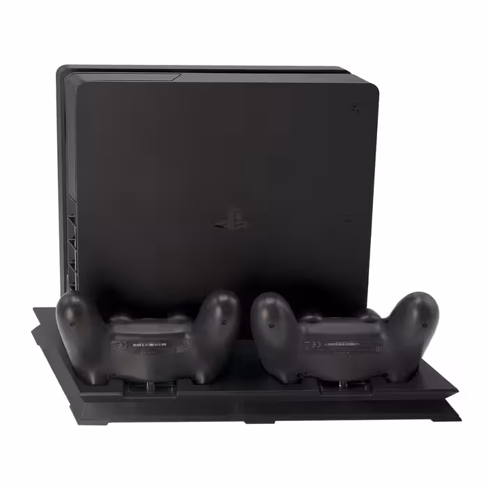 پلی استیشن 4 اسلیم یک ترا با دو دسته و پایه شارژر کارکرده کپی خور