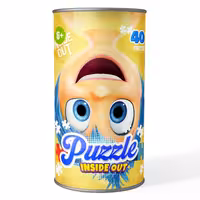 پازل 40 تکه کارتون بیرون و درون