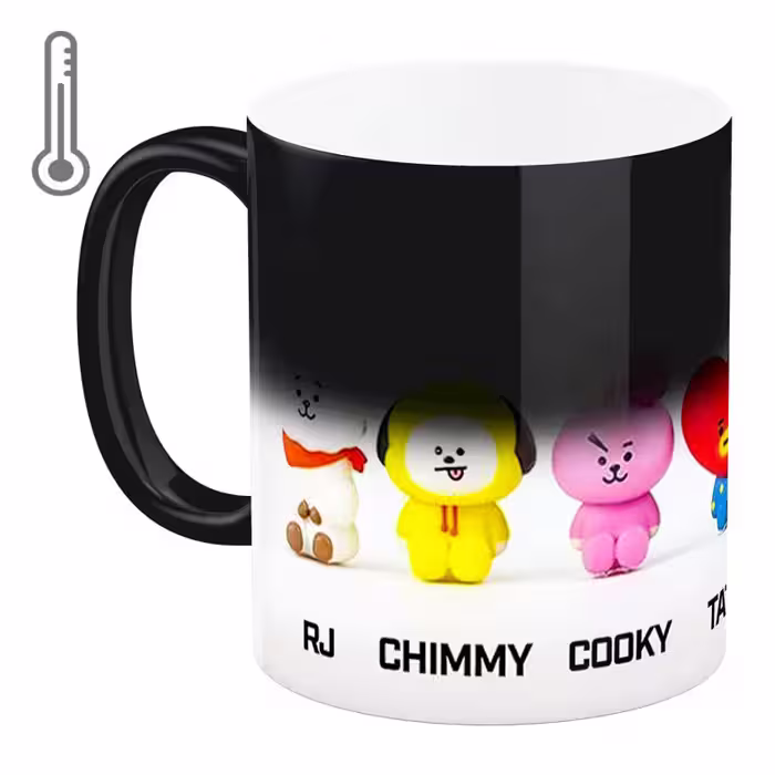 خرید ماگ-لیوان  حرارتی آبنبات رنگی  BTS - BT21 کد MKSA0120