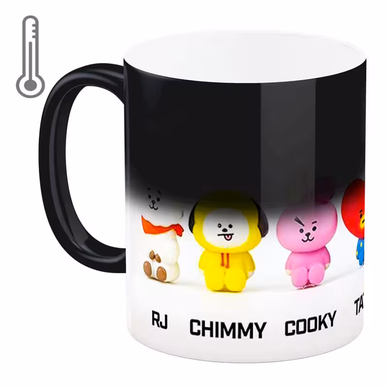 خرید ماگ-لیوان  حرارتی آبنبات رنگی  BTS - BT21 کد MKSA0120