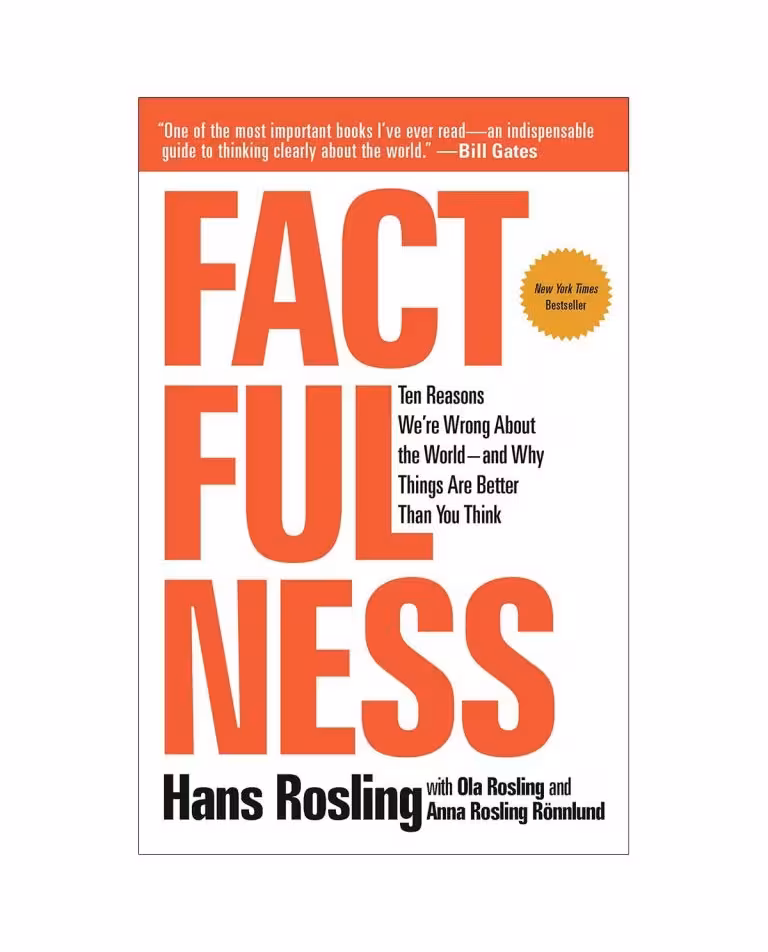 رمان انگلیسی Factfulness اثر Hans Rosling