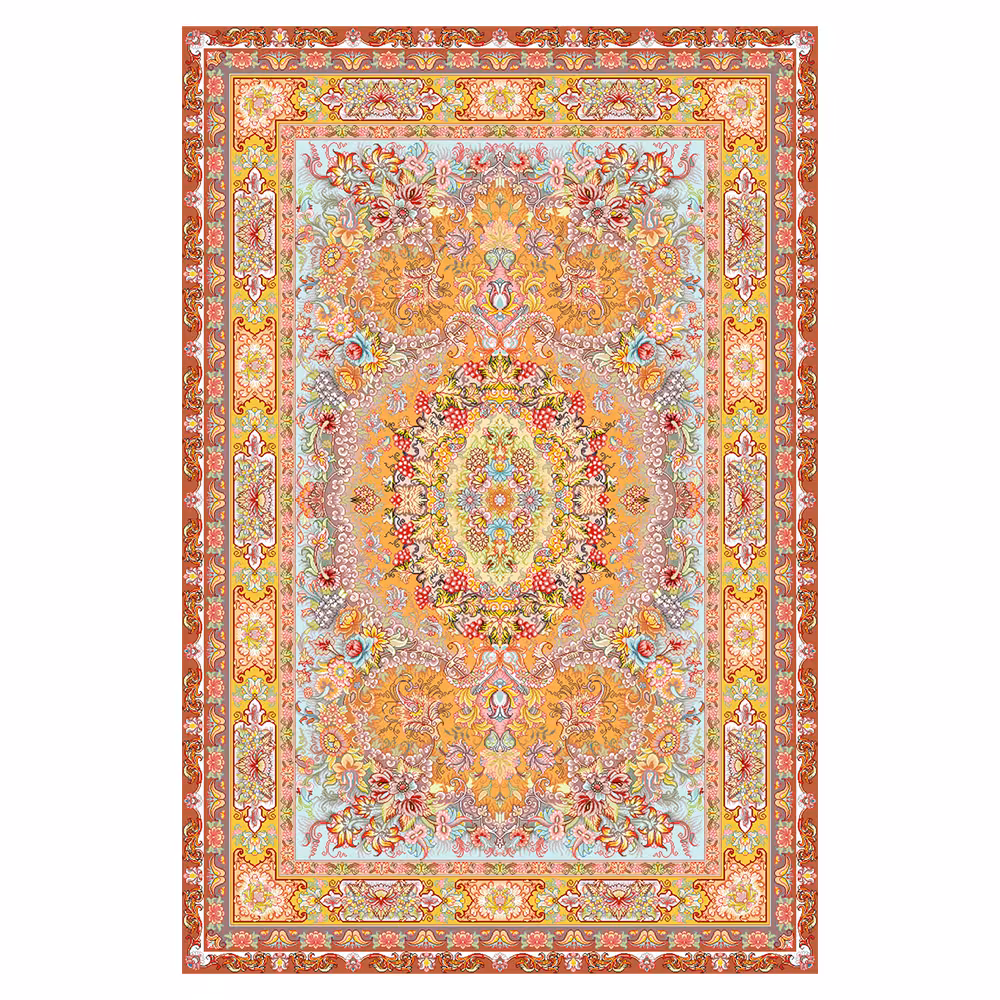 نخ و نقشه فرش دستباف کد 51016