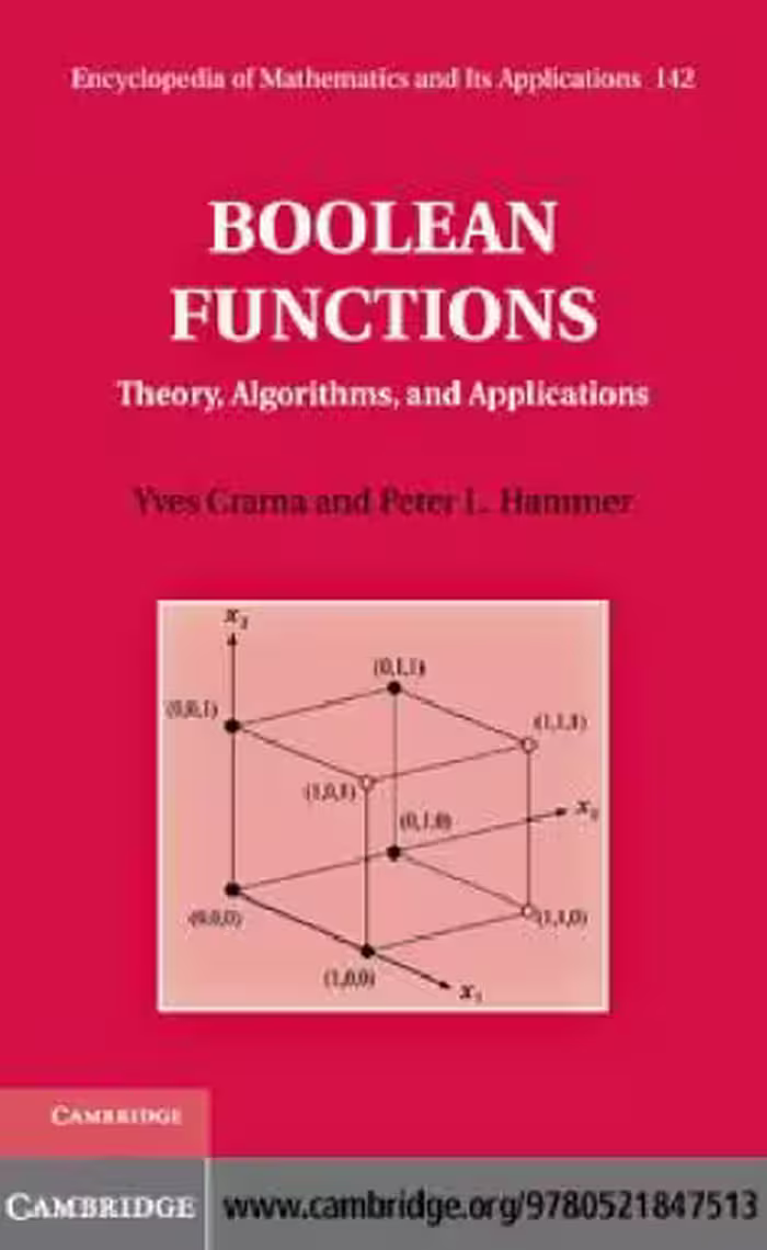 خرید و دانلود نسخه کامل کتاب Boolean Functions: Theory, Algorithms, and Applications (Encyclopedia of Mathematics and its Applications 142)